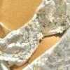 Conjunto de lencería de flores blancas salvajes