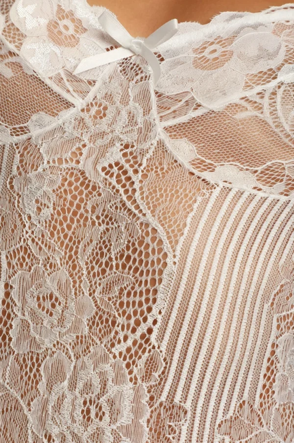 Conjunto de Lencería Teddy Blanco