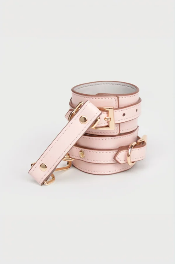 Pulgarias de bondage de cuero vegano