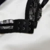 Conjunto de Bralette de Encaje Negro