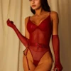 Bodysuit Transparente con Arnés