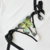 Lencería de Mariposas Verdes