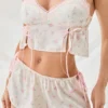 Conjunto de ropa de estar en casa floral