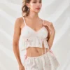 Conjunto de ropa de estar en casa floral