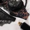 Lencería de estampa de leopardo
