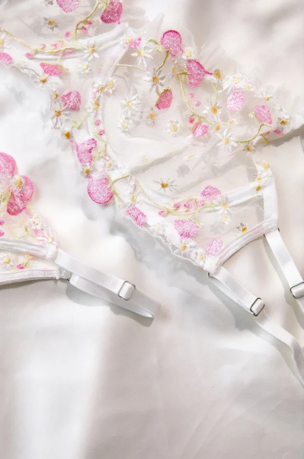 Conjunto de lencería de fresa,