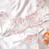 Conjunto de lencería de fresa,